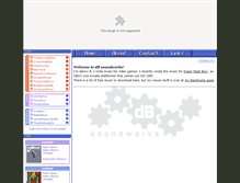Tablet Screenshot of dbsoundworks.com